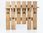 Emra Wood Design Wdc-4 Wieszak Ścienny Drewniany Lite Dąb Olcha Od 80 Do 120cm - zdjęcie 5