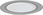 Ćmielów Komplet 6 Talerzy Deserowych 17Cm Amaro Silver (289811) - zdjęcie 2