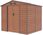 G21 Domek Ogrodowy Gah 407 - 213 X 191 Cm Brązowy 63900525 - zdjęcie 2