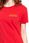 LEE CHEST LOGO TEE WARP RED L43ZFEKG - zdjęcie 3