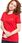 LEE CHEST LOGO TEE WARP RED L43ZFEKG - zdjęcie 3