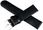 Czarny pasek skórzany 28 mm HIRSCH Scandic 17852050-2-28 M - zdjęcie 3