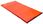Hms Premium Mgs01 Materac Gimnastyczny Składany 2400X1200 Mm Red - zdjęcie 7