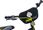 Rowerek 12'' Tiger Bike z pchaczem czarno-żółto-szary 640798 - zdjęcie 2