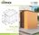 Grindi Domek Ogrodowy Metalowy 150X194X187 Salix Imitacja Drewna 960231 - zdjęcie 2