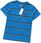 Lee Tshirt Damski Stripe Tee City Blue L42Jjc32 - zdjęcie 3
