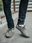 Buty męskie mokasyny 875 lato szare - zdjęcie 4