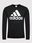 adidas Bluza Essentials Big Logo GK9076 Czarny Regular Fit - zdjęcie 3