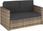 Zestaw mebli ogrodowych Gardens Tectake Meble Ogrodowesofa Korfu Technorattan 403688 - zdjęcie 4
