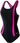 AQUAWAVE DAMSKI STRÓJ KĄPIELOWY JEDNOCZĘŚCIOWY ASMA WMNS BLACK/RASPBERRY SORBET - zdjęcie 2