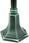 Lampa Stojąca Masztowa Zewnętrzna 85cm Retro Classic Ii K 5002/3 H | Zielony - zdjęcie 2