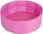 Kiddymoon Partners Suchy basen składany BS-100X z piłeczkami 6cm tekstylny różowy perła-szary-transparent-pudrowy róż (17180481) - zdjęcie 5