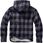 Brandit Kurtka Lumberjacket Hooded Black/Grey Gringham (3172-28) - zdjęcie 2