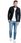 JACK & JONES JJIROYAL OVERSHIRT R211 BLACK DENIM 12155119 - zdjęcie 5