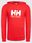Helly Hansen Bluza Logo 33977 Czerwony Regular Fit - zdjęcie 3