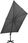 Parasol ogrodowy Parasol Wiszący Z Podwójną Czaszą 300X300cm Antracytowy - zdjęcie 6