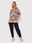 Deha Bluza B54092 Różowy Regular Fit - zdjęcie 3