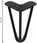 METALOWA NOGA DO KOMODY 3 SZT. HAIRPIN LEGS 15 CM (HG046Z) - zdjęcie 6