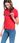 DAMSKI T-SHIRT WRANGLER LOGO TEE LOLLIPOP RED W7P3EVXSK - zdjęcie 2