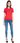 DAMSKI T-SHIRT WRANGLER LOGO TEE LOLLIPOP RED W7P3EVXSK - zdjęcie 7