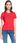 DAMSKI T-SHIRT WRANGLER LOGO TEE LOLLIPOP RED W7P3EVXSK - zdjęcie 4