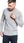 Mustang Sweter Męski Emil C Structure Mid Grey Melange 1008255 4140 - zdjęcie 5