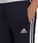 Spodnie męskie adidas Essentials Fleece Tapered Cuff 3-Band Pants granatowe GK8823 - zdjęcie 6