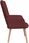 Vidaxl Fotel Z Podnóżkiem 62X68 5X96 Cm Winna Czerwień Tkanina 9402942 - zdjęcie 10