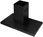 Okap Nortberg Sento Eco Island Strips Black Matt 90 cm - zdjęcie 8