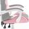 Fotel dla gracza Hell's Chair Rainbow Różowy Pink Szary - zdjęcie 5
