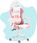 Fotel dla gracza Hell's Chair Rainbow Candy Kids Pink Różowy - zdjęcie 4