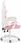 Fotel dla gracza Hell's Chair Rainbow Candy Różowy Pink - zdjęcie 3