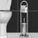 Aquamarin Wolnostojący Zestaw Wc 81x22 Cm Srebrny 79283 - zdjęcie 6