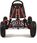 Super-Toys Super Toys Wielki Gokart A-15- Pompowane Koła Hit Jakość A-15 (A15CZERWONY) - zdjęcie 7