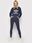 adidas Bluza adicolor Trefoil HE6951 Granatowy Regular Fit - zdjęcie 3