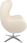 King Home Fotel Egg Szeroki Pu Beżowy 16045 - zdjęcie 3