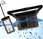 D-Pro Waterproof Waist Pouch wodoszczelna wodoodporna nerka saszetka na pas etui na telefon (Black) - zdjęcie 2