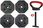 Eb Fit Hantla Bitumiczna Kettlebell 10Kg (4X2.5Kg) - zdjęcie 4