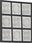 vidaXL Lumarko Ręcznie Rzeźbiony Panel Ścienny, Mdf, 60X60X1,5Cm, Czarno-Biały - zdjęcie 6