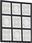 vidaXL Lumarko Ręcznie Rzeźbiony Panel Ścienny, Mdf, 60X60X1,5Cm, Czarno-Biały - zdjęcie 5
