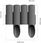 Cellfast Palisada ogrodowa 4 STANDARD 14,5 cm grafitowa 2,3 m 34-044 - zdjęcie 2