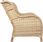 vidaXL Fotel Z Poduszką Naturalny Rattan I Len 13452-325463 - zdjęcie 4