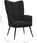 Fotel Czarny Obity Aksamitem 13452-328079 - zdjęcie 2