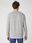 MĘSKA BLUZA WRANGLER GRAPHIC CREW MID GREY MEL W6E2HAX37 - zdjęcie 2