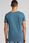 MĘSKI T-SHIRT LEE ELONGATED TEE TEAL L62JEPQO - zdjęcie 2