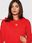 adidas Bluza Hoodie HF7508 Czerwony Regular Fit - zdjęcie 2