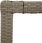 Stół ogrodowy Stół Ogrodowy 150X90X75cm Szkło I Rattan Pe Beżowy - zdjęcie 5