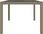 Stół ogrodowy Stół Ogrodowy 150X90X75cm Szkło I Rattan Pe Beżowy - zdjęcie 3