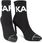 KARL LAGERFELD Botki KL31361A Czarny - zdjęcie 3