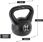 Maxxiva Kettlebell Czarny 18kg - zdjęcie 2